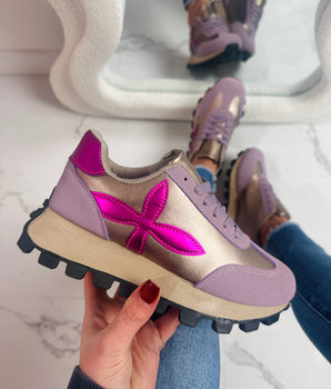 Sophia Purple Sneaker