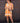 Ibiza Orange Stripe Dress