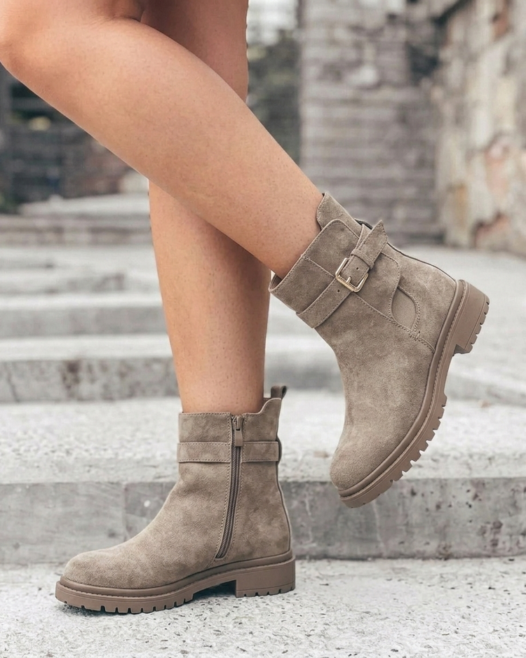 Dian Khaki Boots