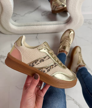 Dien Gold Sneaker