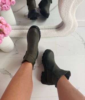 Bianca Green Boots