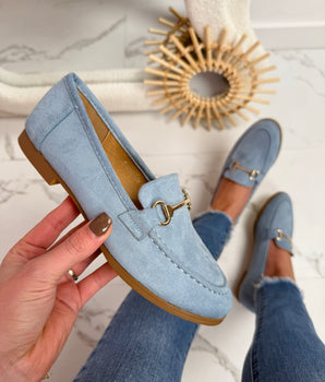 Blue H Loafer
