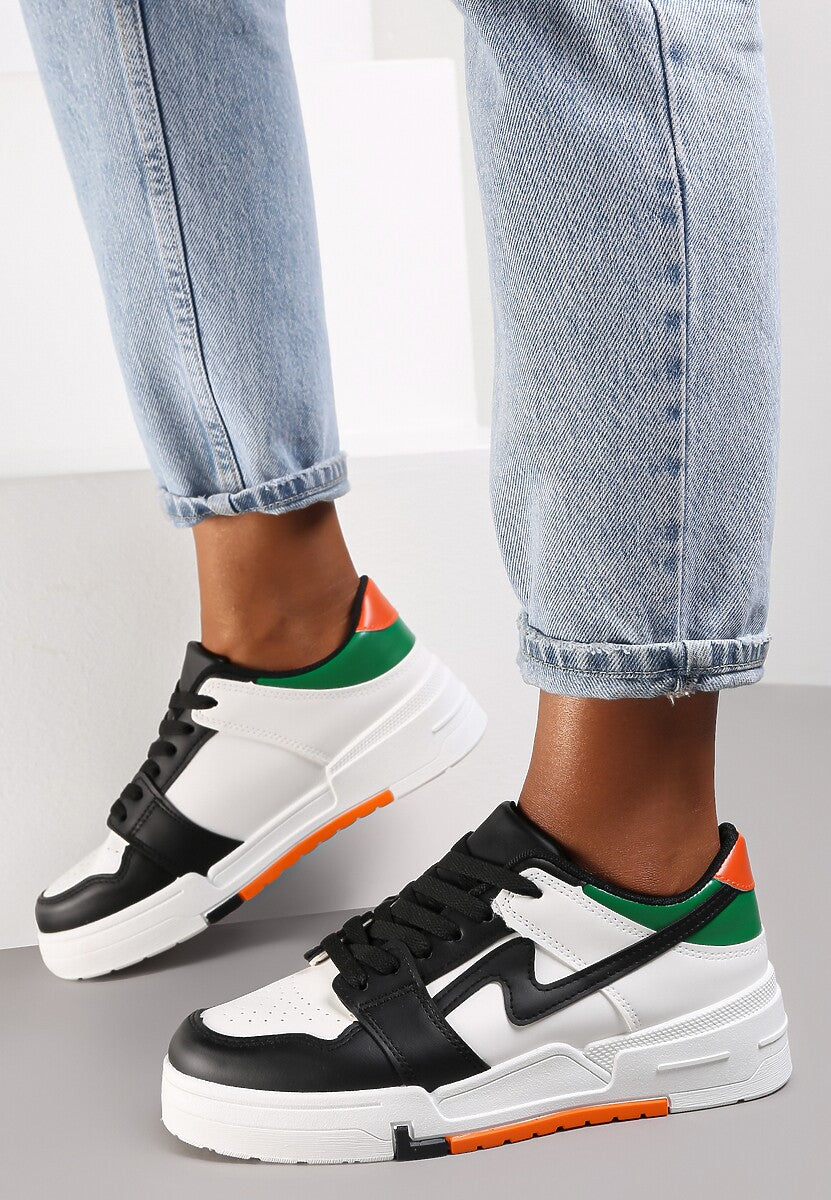 Emmy Black/Orange Sneaker
