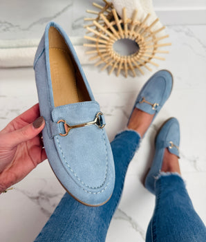 Blue H Loafer