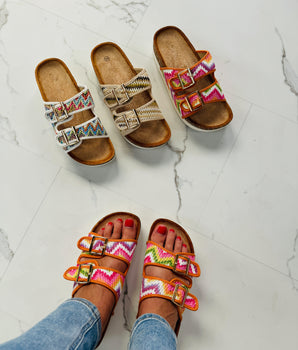Faria Beige Slippers