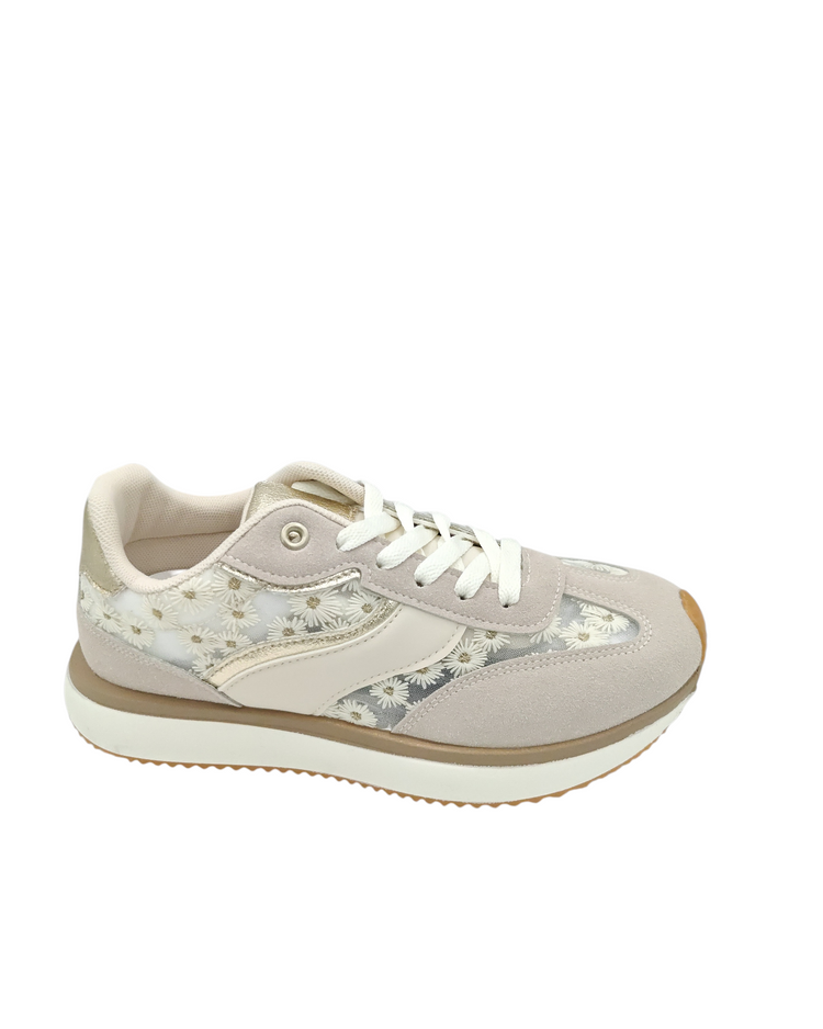 Flower Gold Sneaker