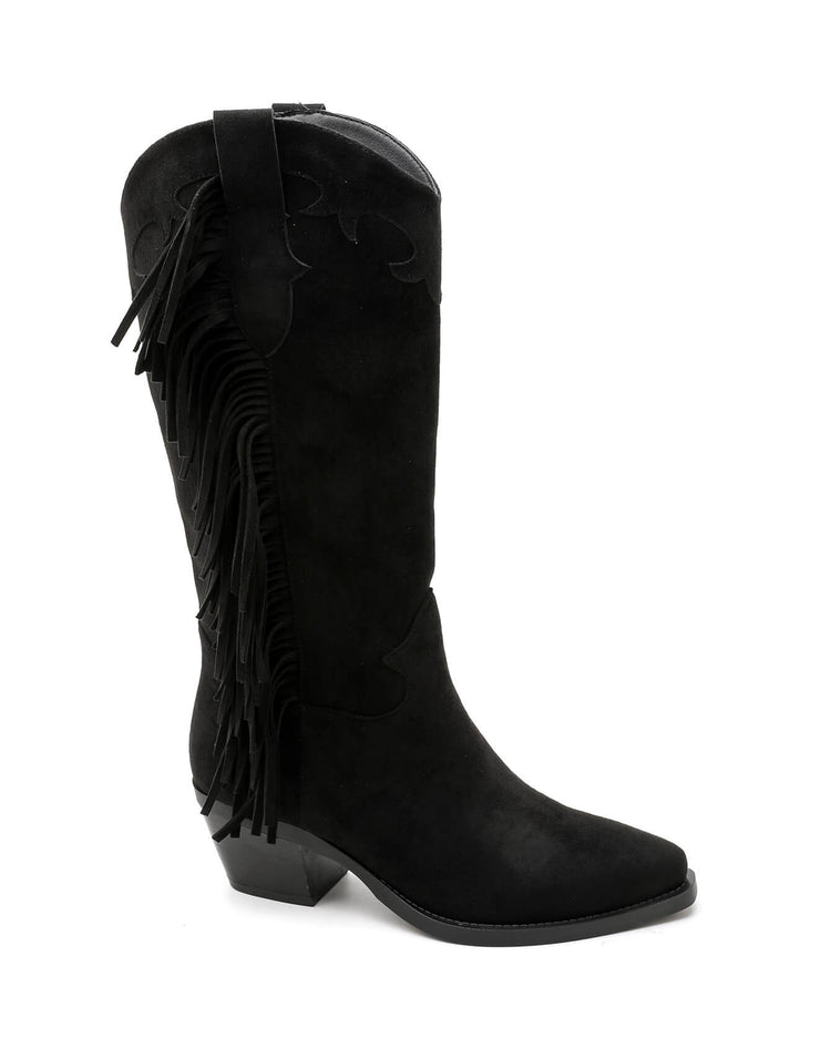 Fringle Festi Boots - Black
