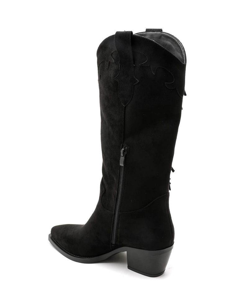 Fringle Festi Boots - Black