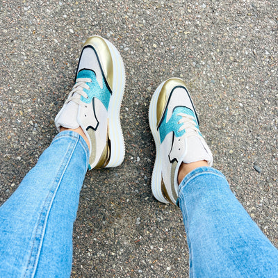 Gleam Gold Sneaker