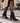 Monika Black Suedine Boots
