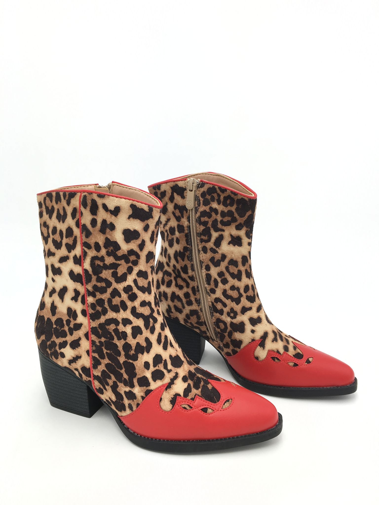 Melinda Leo Red Boots