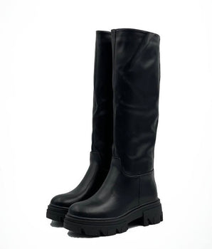 Nadesh Black High Boots