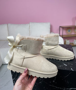 7580 Beige Boots BK