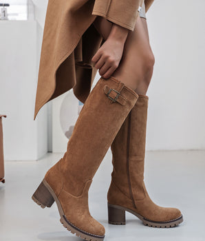 High Gesp Camel Boots