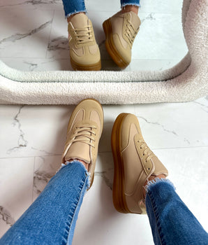 Fine Khaki Sneaker