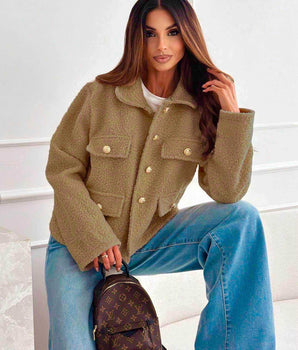 Boucle Camel Jacket