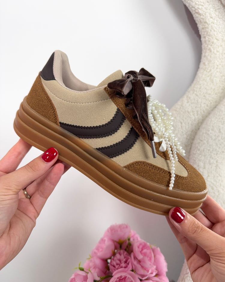 Tiana Khaki Sneaker