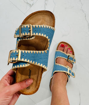 Marlin Denim Slipper