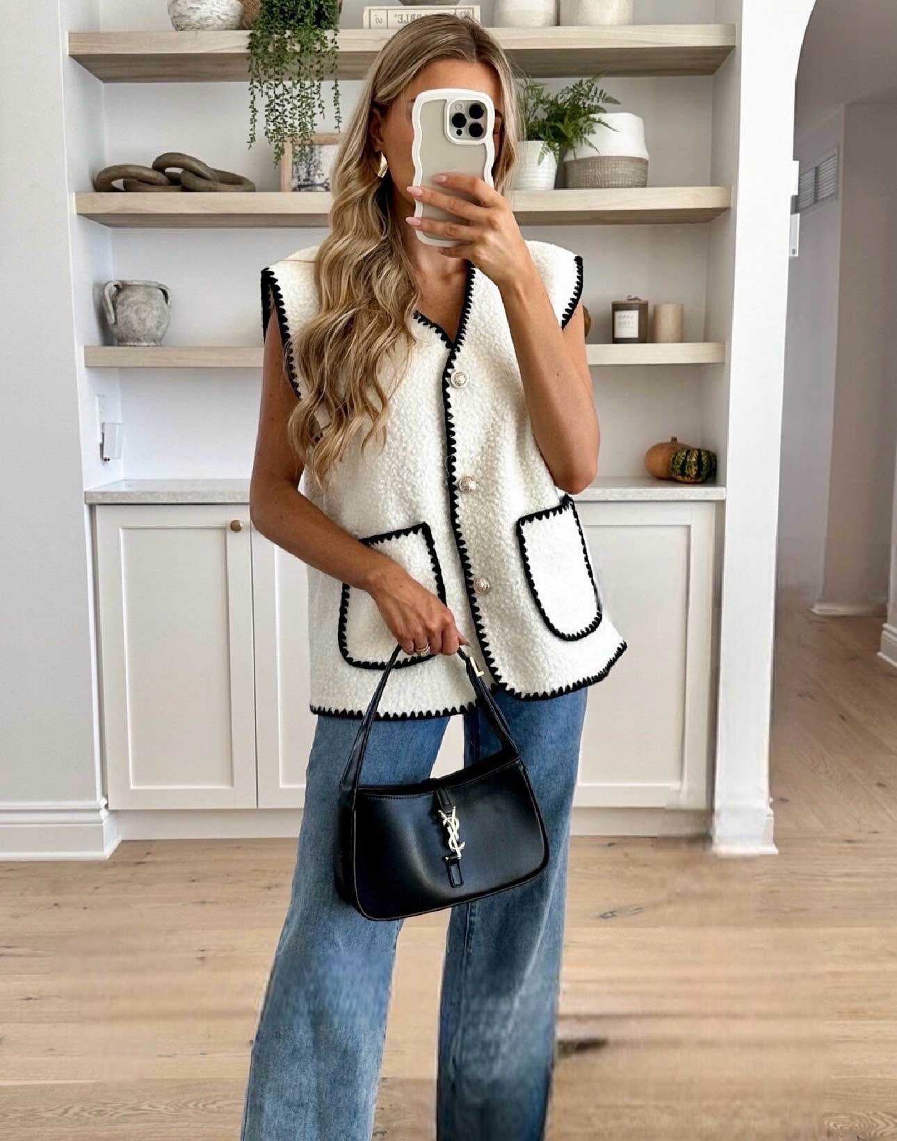 Coco Contrast Gilet
