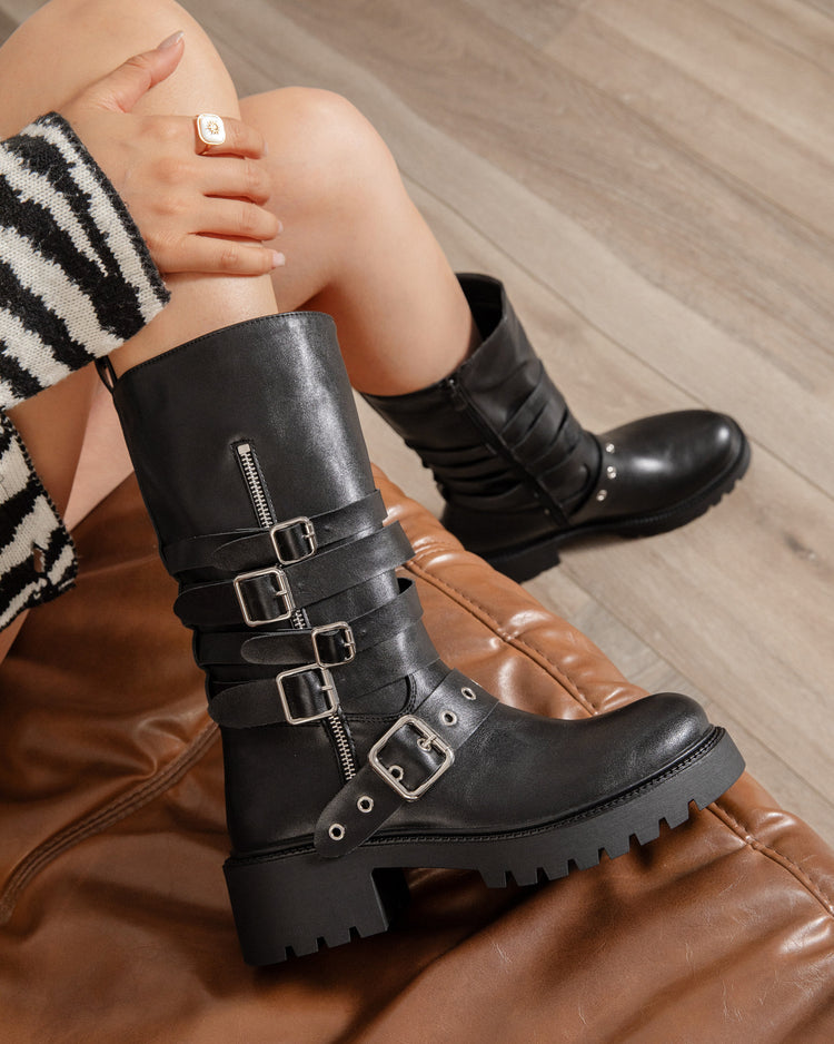 Tahira Black Boots