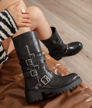 Tahira Black Boots