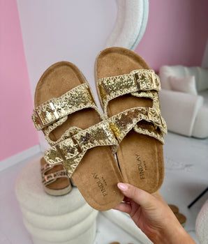 Glitz Gold Slipper