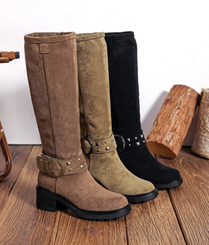 Tonia Black High Boots