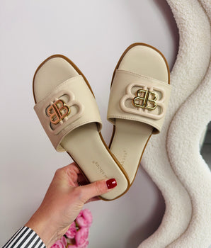 Bibi Beige Slides