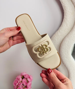 Bibi Beige Slides