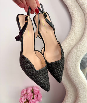 Laurina Black Heels