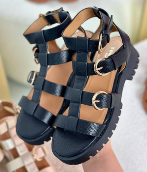Anika Black Sandaal