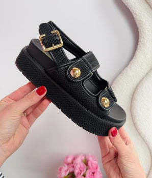 Livia Black Sandaal