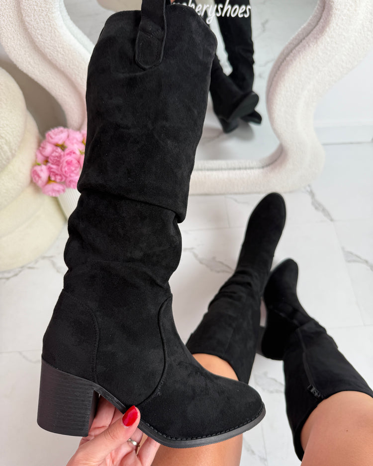 Margo Black High Boots