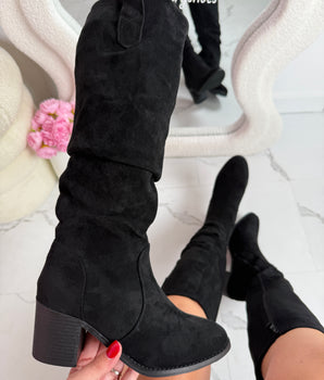 Margo Black High Boots