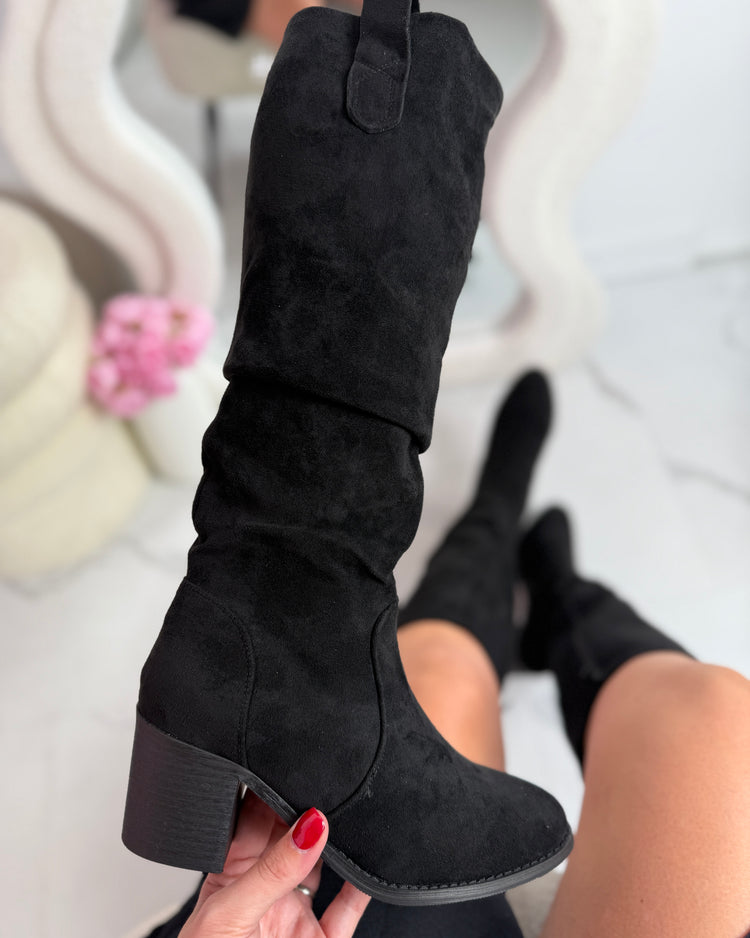 Margo Black High Boots