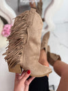 Cover Fringle Khaki Boots