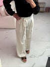 Pantalon blanc relax