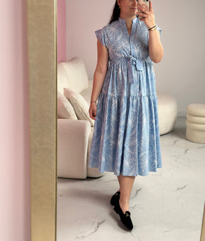 Light Blue Flower Dress