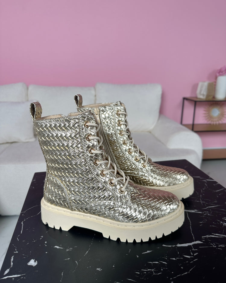 Martina Gold Boots