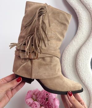 Cody Fringle Brown Boots