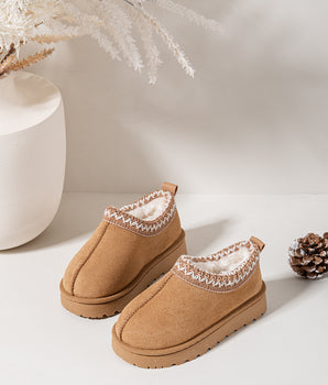 Kids Camel Cozy Pantoffel