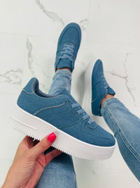 Plateforme Sneedine Denim Sneakers