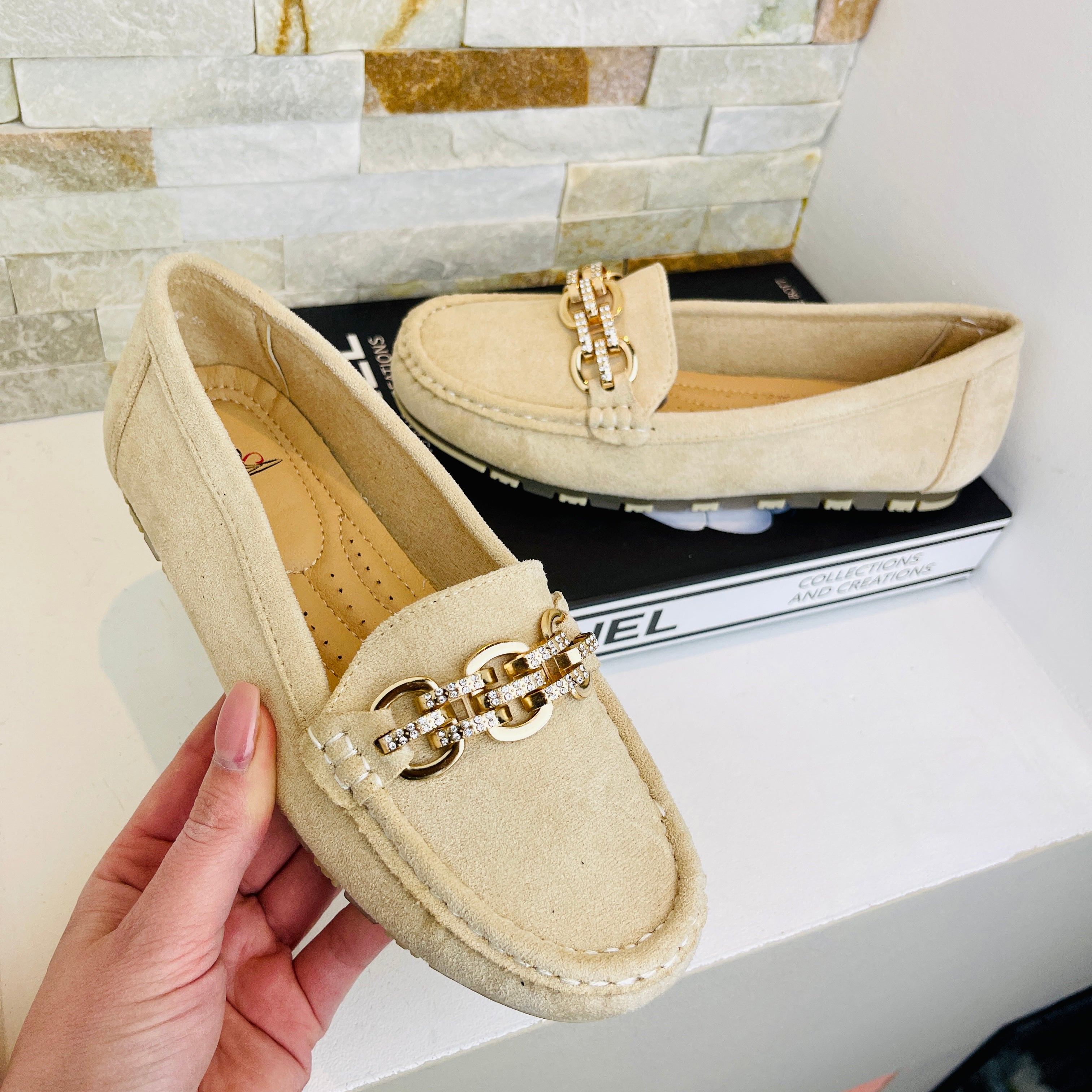 Valerie Beige Loafer