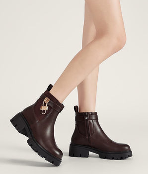 Cleo Enkellaars Bruin