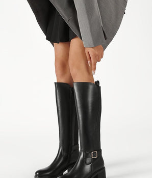 Monja Black High Boots