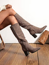 Bottes hautes marron Anouska