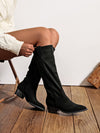 Bottes hautes noires Stella
