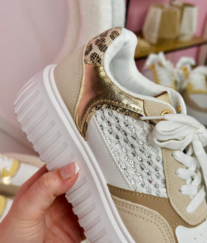 Lexi Beige Sneaker