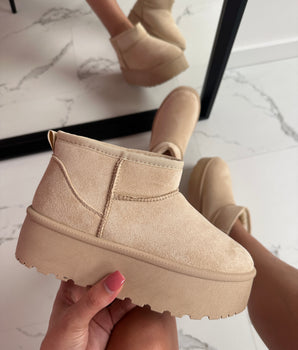Bottes colinda beige