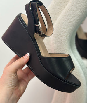 Sophia Black Wedges